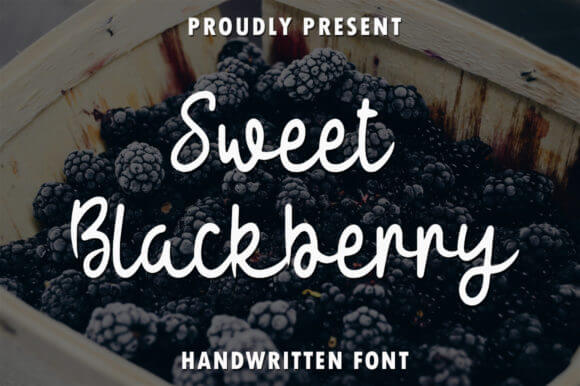 Sweet Blackberry Font