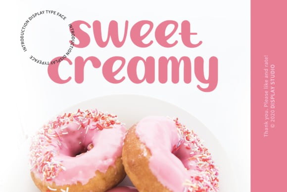 Sweet Creamy Font