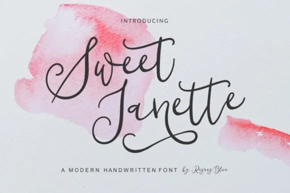 Sweet Janette Font