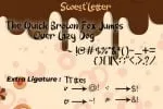 Sweet Letter Font
