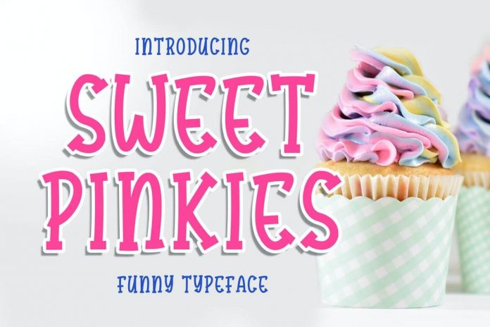 Sweet Pinkies - Funny Typeface
