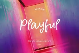Playful - Hand lettered Font