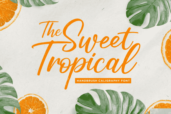 Sweet Tropical Font Sweet Tropical Font