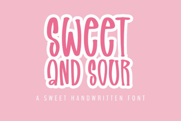 Sweet and Sour Font