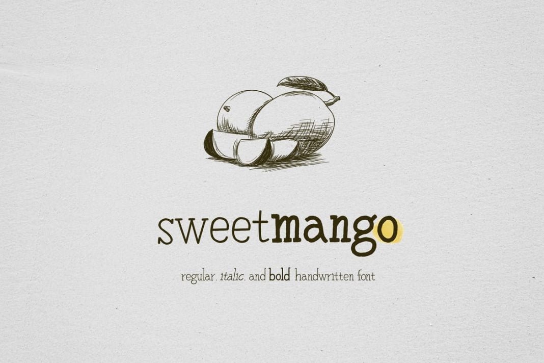 Sweetmango - 3 Styles Handwritten Font