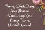 Sweetness Script Font
