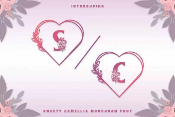 Sweety camelila monogram font