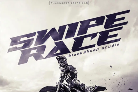 Swipe Race Font