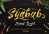 Syabab Brush Script Font