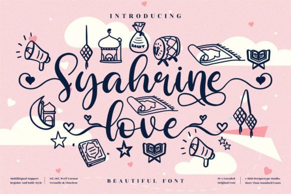 Syahrine Love Font