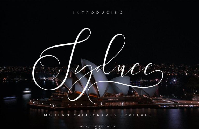 Sydnee Modern Calligraphy Font  Free Download