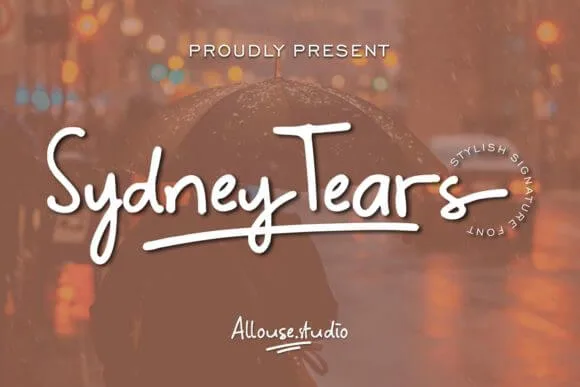 Sydney Tears Font