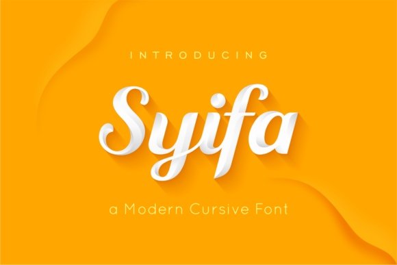 Syifa Script font