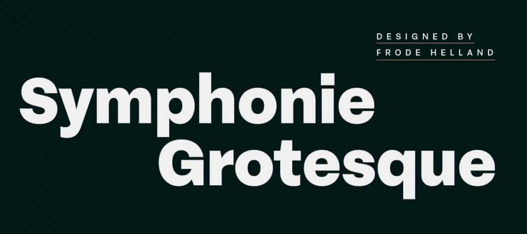 Symphonie Grotesk Font