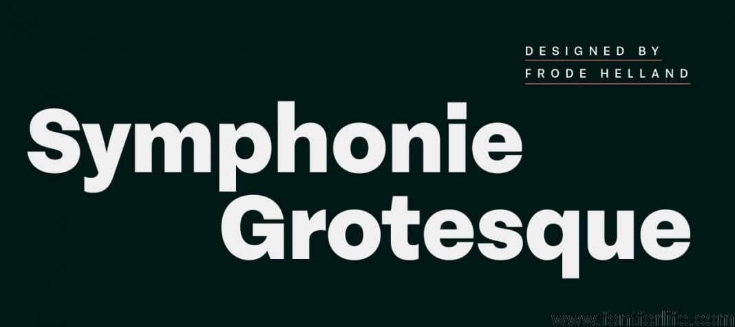 Symphonie Grotesque Font