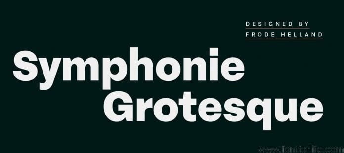 Symphonie Grotesque Font