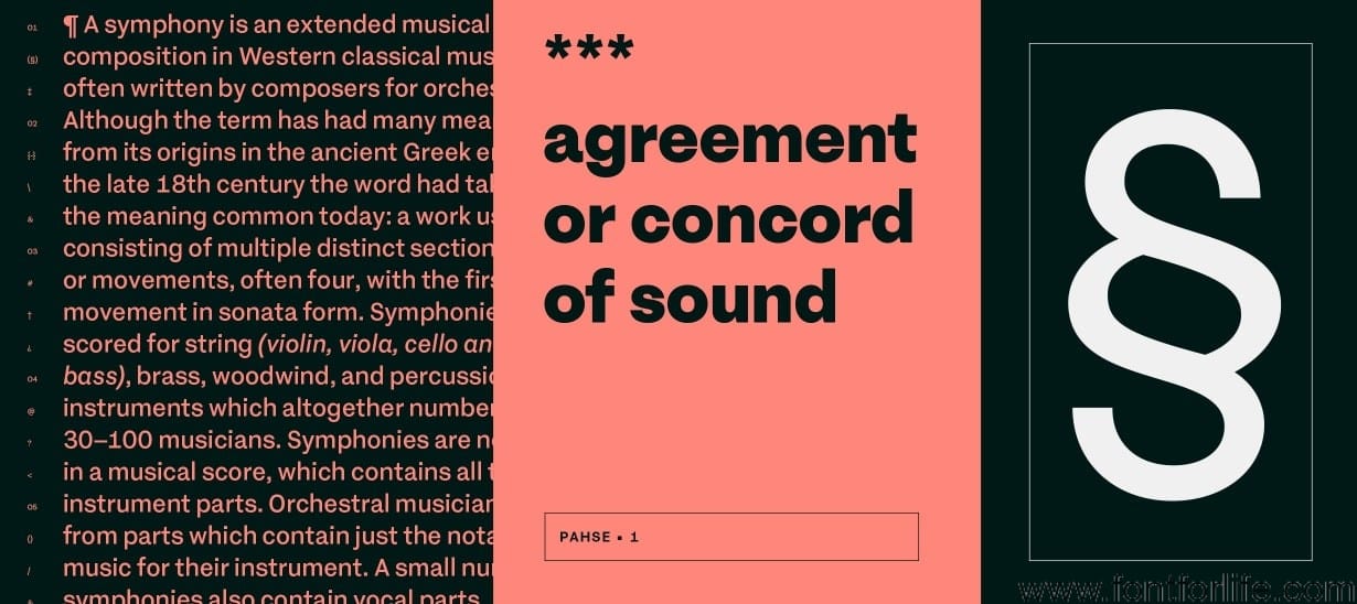 Symphonie Grotesque Font