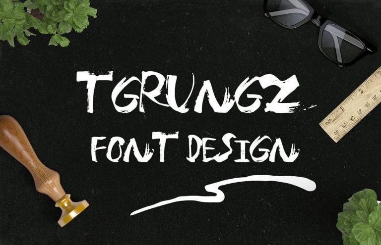 T-grungz Font Free Download
