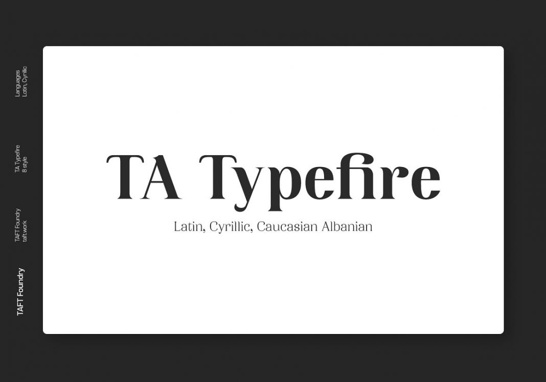 TA Typefire Font