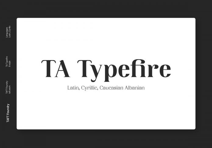 TA Typefire Font