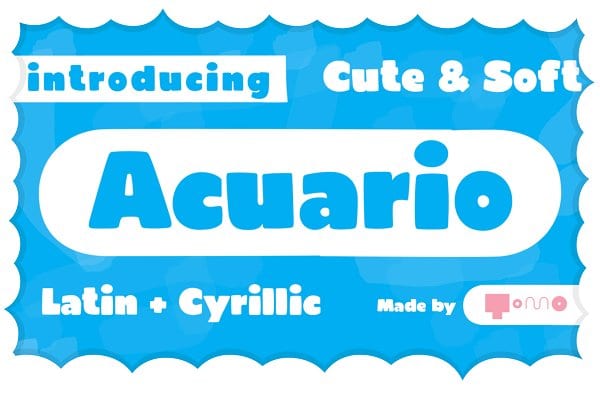 TOMO Acuario Font