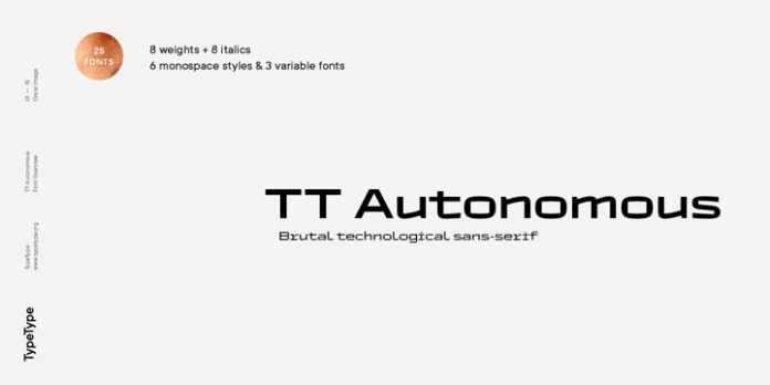TT Autonomous Font Family