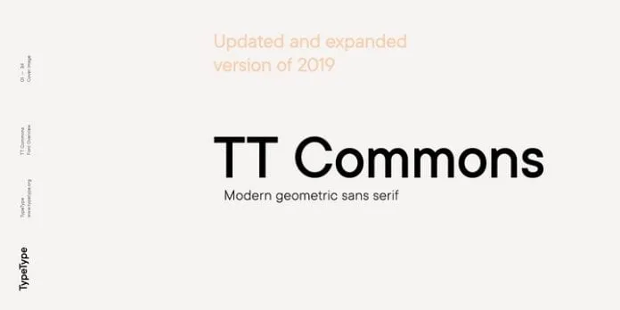 TT Commons Font Family