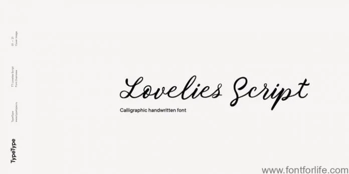 TT Lovelies Script Font