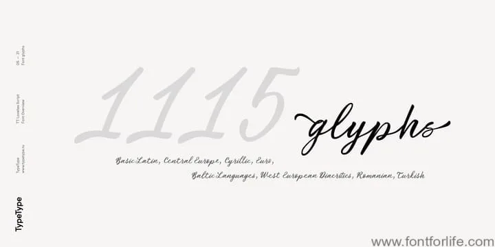 TT Lovelies Script Font