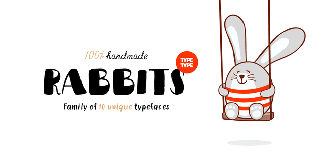 TT Rabbits Font Family
