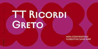 TT Ricordi Greto Font Family