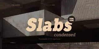 TT Slabs Condensed Font