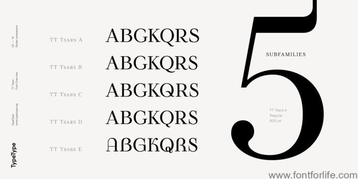 TT Tsars Font