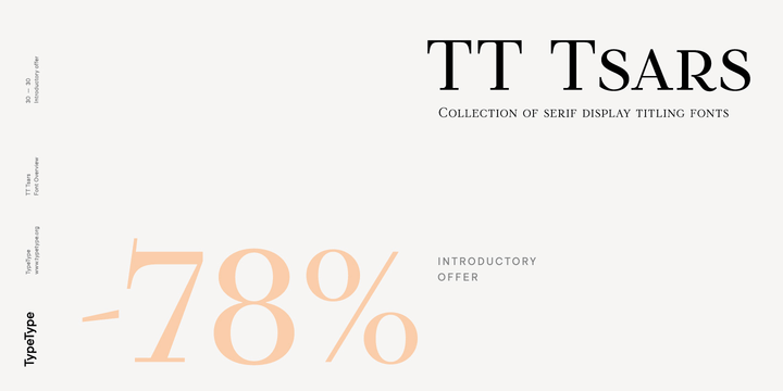 TT Tsars Font Family