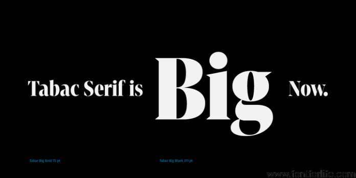 Tabac Big Font Family