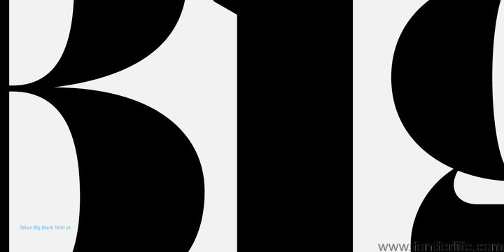 Tabac Big Font Family