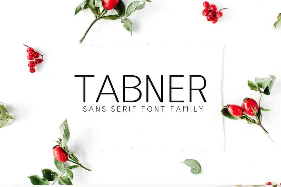 Tabner Sans Serif Typeface