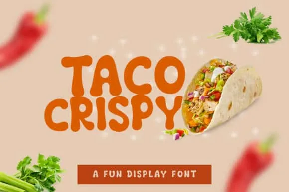 Taco Crispy Font