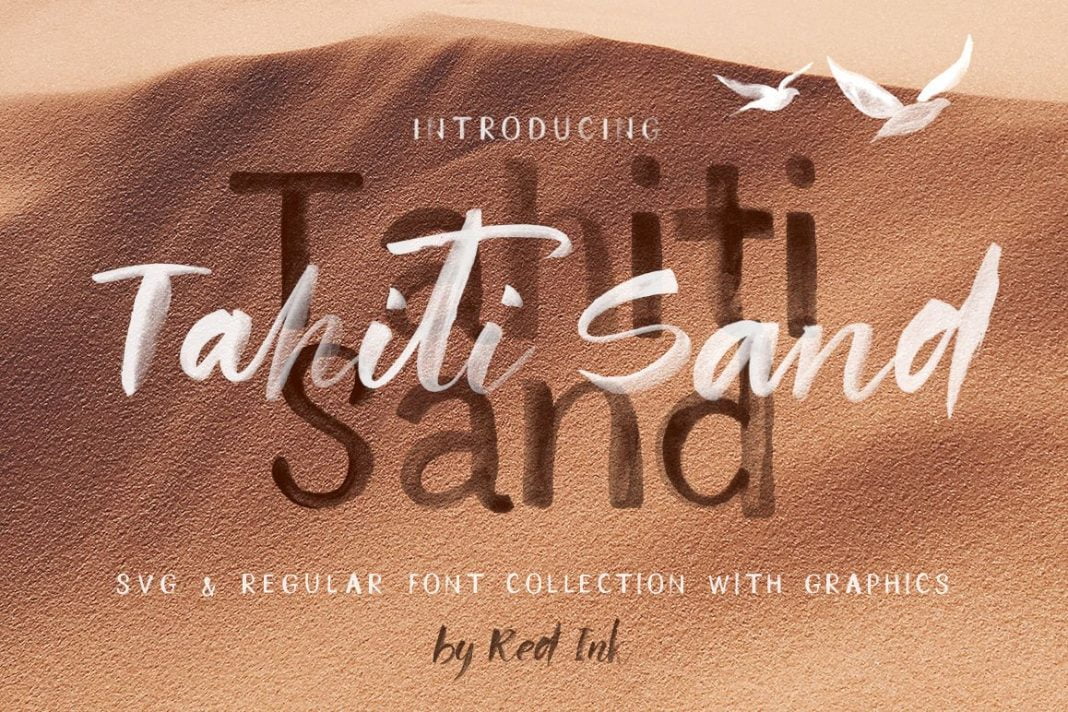 Tahiti Sand SVG fonts