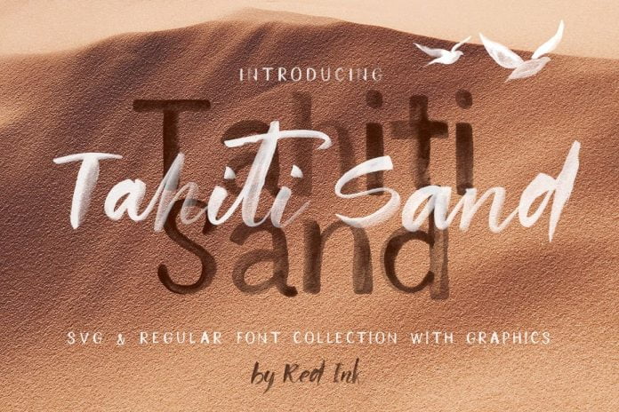 Tahiti Sand SVG fonts