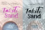 Tahiti Sand SVG fonts