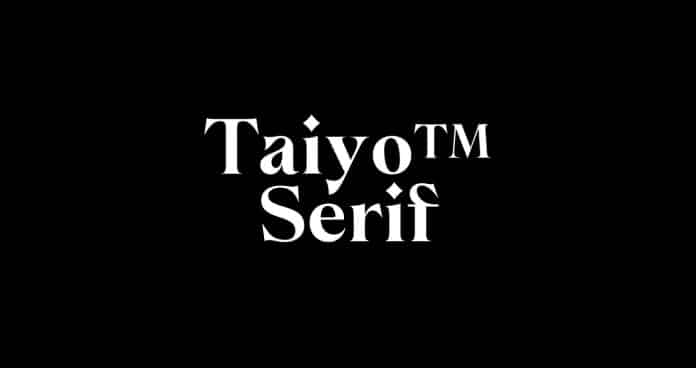 Taiyo™ Serif Font Medium