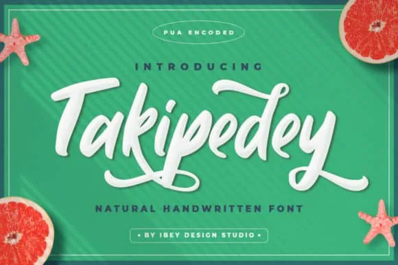 Takipedey Script Font