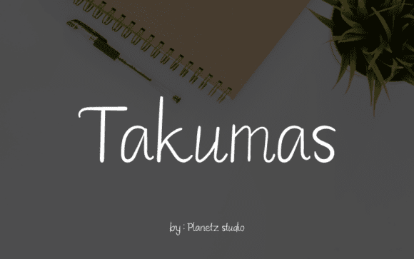 Takumas Font
