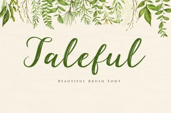 Taleful Script Font