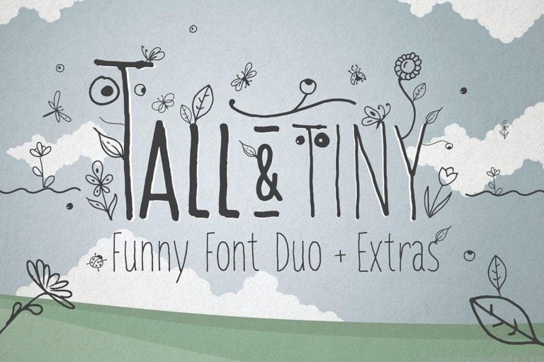 Tall & Tiny Font Duo Font Free Downlad