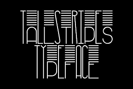 TallStripes typeface