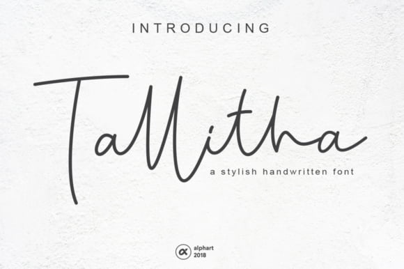 Tallitha Handwritten Font