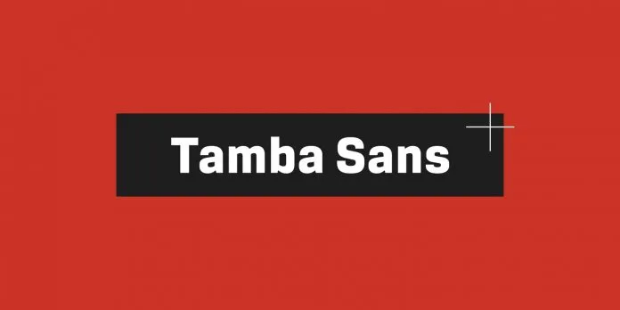 Tamba Sans Font