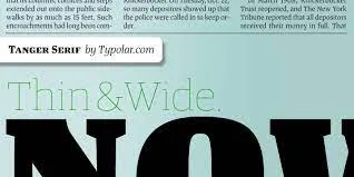 Tanger Serif Font